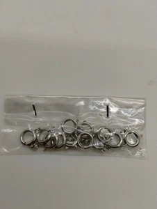 12 Necklace Clasps for Jewelry Making - Silver Color - Picture 1 of 1