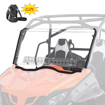 Parabrisas delantero ventilado con ventana corredera para 2014-22 CFMOTO ZForce 500/800/1000 Foto 1 de 4