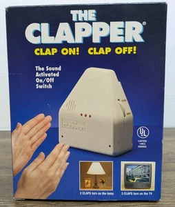 Vintage The Clapper Sound Activated On/Off Switch Lights & Appliances 1998 NEW - Picture 1 of 9