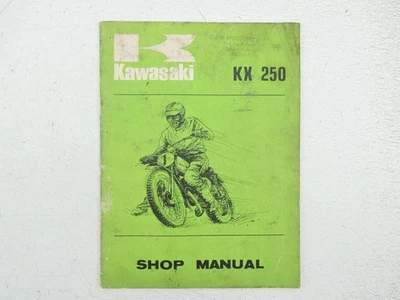 Kawasaki KX250 1974 manual de reparación de taller vintage motocross L12940 Foto 1 de 4