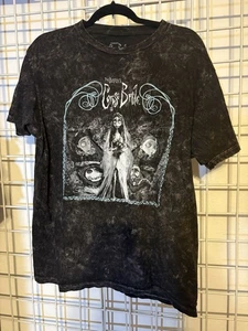 Vintage Tim Burton Corpse Bride Tie Dye T-Shirt Size Large Retro Movie - Picture 1 of 4