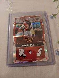 Jayden Daniels #41 Commanders 2025 Uno Elite NFL Red Foil - Bild 1 von 4