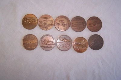 set de DIEZ (1969-1983) Porsche Christophorus Calendario Monedas Moneda - ¡¡¡RARO!!! L@@K Foto 1 de 4