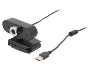 UA0371 webcam black USB features: full HD 1080p, PnP 1.45m LOGILINK - Afbeelding 1 van 1
