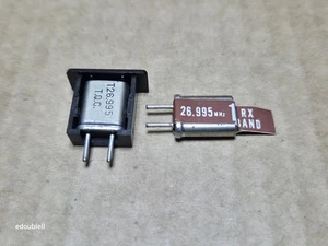 Radio Control RC AM 27MHz Crystals Matching Pair X-Tal Vintage Acoms Radio Gear - Picture 1 of 3