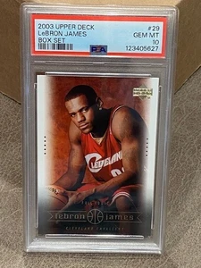2003 Upper Deck Lebron James Box Set PSA 10 #29 Rookie RC Card New Case LOW POP - Picture 1 of 1