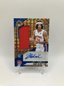 Bobi Klintman 2024-25 Panini Mosaic /75 RPA Auto Patch Bronze RC - Pistons - Picture 1 of 2