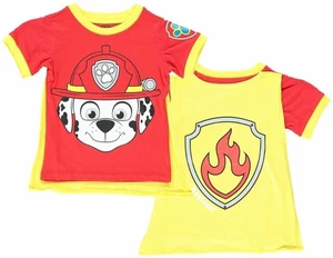 Nickelodeon Paw Patrol Ringer T-Shirt with Cape - Chase, Marshall and Skye - Picture 1 of 6
