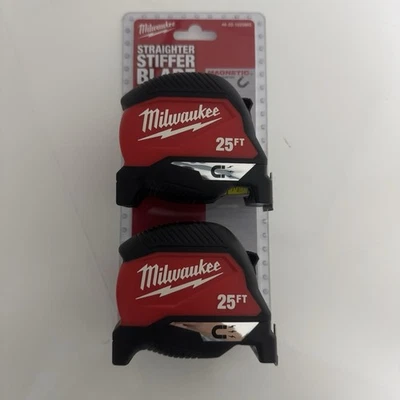 Milwaukee 48-22-1025MG 25' Magnetic Tape Measure - 2PK - Image 1 of 4