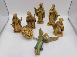 Fontanini Depose Italy Nativity Figurines Set of 8 Holy Family Jesus Kings Angel - Picture 1 of 22
