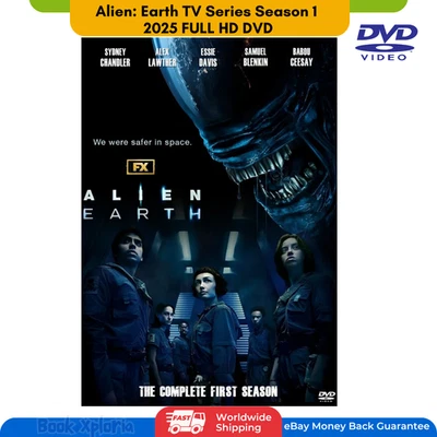 Alien:Earth 2025 DVD TV Series SEASON 1 Full HD Sci-Fic Horror ALL REGION FREE - Image 1 of 4