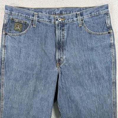Jeans Cinch Para Hombres 38x34 Azul Calce Original Cónico Western Trabajo Vaquero Etiqueta Verde Foto 1 de 4
