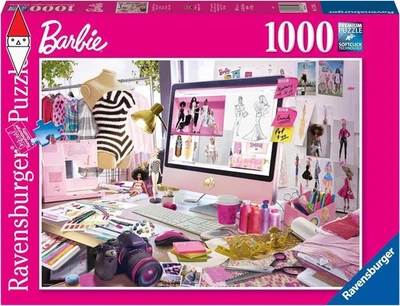 PUZZLE TEMATICO RAVENSBURGER BARBIE ICONA DI STILE 1000 PZ - Immagine 1 di 2