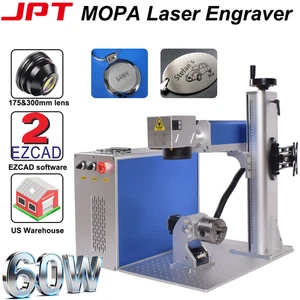 JPT 60W MOPA Laser Graviermaschine Unterstützung Lightburn DIY Markierung mit EZCAD - Bild 1 von 15