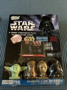 Star Wars Topps 4 Candy Containers and 10 card set 1995 New In Hand - Picture 1 of 2