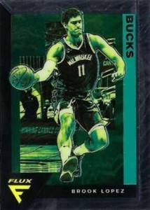 Brook Lopez 2020-21 Panini Flux Fanatics Cracked Ice #99 NBA Bucks ID:47174
