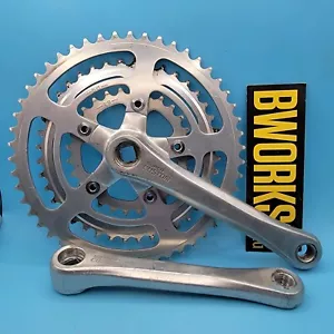 Vintage SR Super Custom Square Taper Triple Crankset 170mm 50/40/28t 86 BCD b17 - Picture 1 of 10