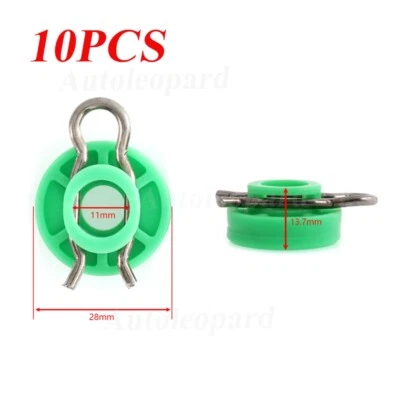 For Volvo 850 S70 V70 Saab 900 9-3 9-5 10PCS Window Regulator Guide Roller Clips - Image 1 of 4