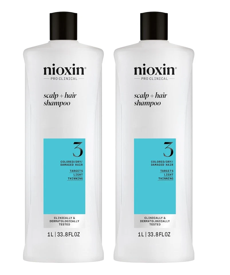 Nioxin System 3 Cleanser Shampoo, 33.8 oz (Pack of 2) - Image 1 of 1