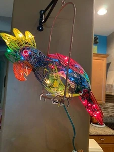 Extremely Rare Mechanical/Animated Parrot With Lights by Collections Etc - Picture 1 of 5