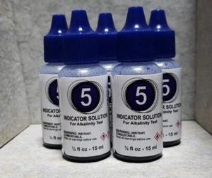 #5 ALKALINITÄTSTESTKIT LÖSUNG, REAGENZ - 1/2 OZ - 5ER PACK (POOLSTYLE - 22415) - Bild 1 von 1