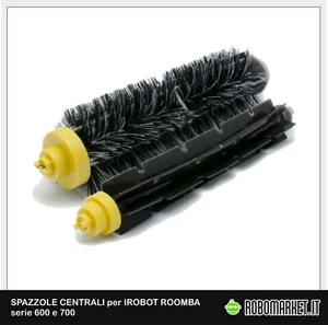 KIT RICAMBI SPAZZOLE CENTRALI PER IROBOT ROOMBA 621 625 630 631 650 651 653 660 - Foto 1 di 5