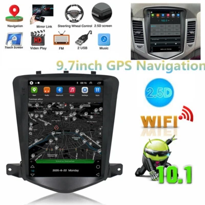 2+16GB Android 10.1 Car Stereo Radio GPS Wifi FM For Chevrolet Cruze 2009-2015 - Image 1 of 4