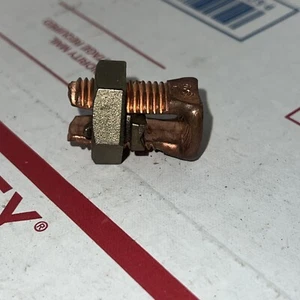 5pcs-Split Bolt Connector - Max Strength - Size 2 Gauge Copper Wires-Bronze Nut - Picture 1 of 4