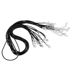 20 Pezzi Accessori Collana Acciaio Inox Cavo Ricambio Cordini Cera per - Foto 1 di 12