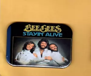 BEE GEES REFRIGERATOR MAGNET WITH ROUNDED CORNER - Picture 1 of 2