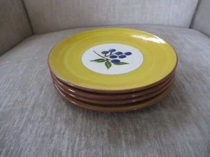 (4) Stangl Pottery Blueberry 6" Bread & Butter Plates - Picture 1 of 16