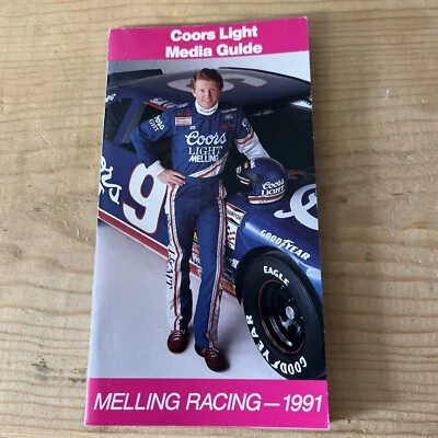 Bill Elliott 1991 Coors Light MEDIA GUIDE / Near Mint Or Better - Image 1 of 3