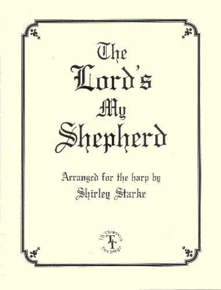 EL SEÑOR ES MI PASTOR, Salterio escocés 1650, música para arpa y voz, himno Foto 1 de 1