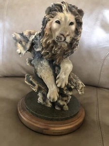 LION Mill Creek Studios Rare Edition Large Resin Sculpture Signed Randy Reading - Picture 1 of 7