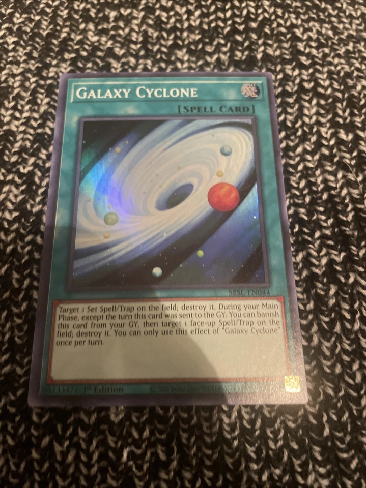 Yu-Gi-Oh! - Galaxy Cyclone  (SESL-EN044) - Secret Slayers - Super Rare - - Image 1 of 1
