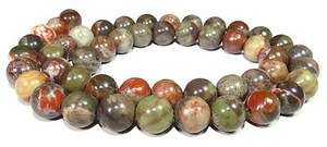 😏 Ozeanischer Jaspis Ozeanjaspis Perlen Kugeln 8 mm Edelsteinperlen Strang 😉 - Picture 1 of 1