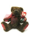 TY BEANIES - ATTIC TREASURES MARTINA - BROWN BEAR - RETIRED WITH TAGS