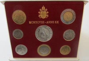 Vatikan KMS Kursmünzensatz 1998 - Foto 1 di 1
