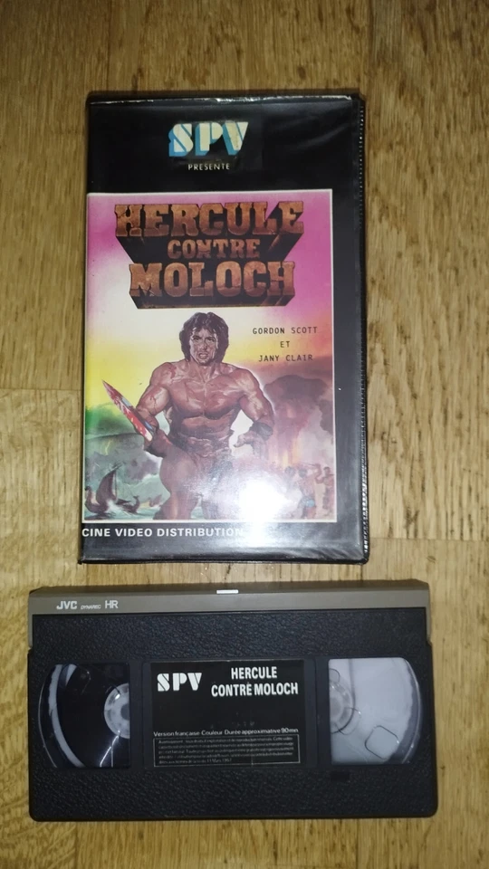 VHS Hercule contre Moloch Video SPV K7 Peplum Ercole Ferroni - Photo 1/1