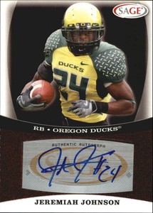 2009 SAGE Autographs Red #27 Jeremiah Johnson