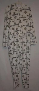 New Orleans Saints Allover Print Docket Union Full-Zip Hooded Pyjama Suit XXL - Bild 1 von 5