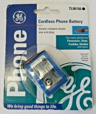 GE TL96156 Nickel Cadmium  cordless phone Rechargeable Battery 3.6v 400 mAh - Image 1 of 3