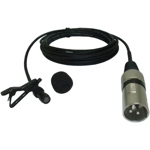 XLR Lavaliere Microphone Phantom Power 3 Pin Male Plug 3 - 15 Metre Cable Length - Picture 1 of 12