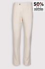 RRP?539 ZEGNA Tapered Trousers IT48 US38 S-M Wool Blend Zip Fly Unfinished Cuffs