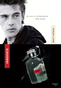 Revista Hugo Boss AD #035 OOP RARA 1995 WERNER SCHREYER 2 CARAS VINTAGE - Imagen 1 de 3