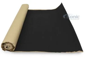 NVX STBXC32 32 sq. ft. Black Subwoofer Box/Trunk Liner Carpet - Picture 1 of 5