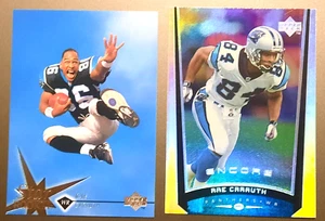RAE CARRUTH-BOTH UPPER DECK STAR ROOKIE & RAINBOW FOIL 🏈 FOOTBALL CARD-PANTHERS - Picture 1 of 3
