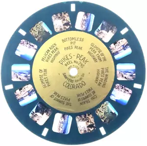 Pikes - Peak, Colorado - View-Master Gold Center Reel - Vintage (GC-245) - Bild 1 von 2