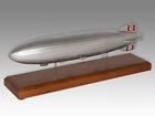 Modèle d'affichage en bois d'acajou Hindenburg D-LZ 129 LZ129 dirigeable four solide séché