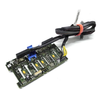 DELL PowerEdge R720 R820 8x2.5" SAS Backplane 022FYP + 2x SAS Kabel +Power Kabel - Bild 1 von 4